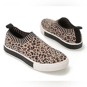 BERNIE MEV. CANNA SLIP-ON SNEAKER VEGAN MEMORY FOAM WOMEN BLUSH-LEOPARD BROWN 37